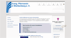 Desktop Screenshot of pfarrverein-wuerttemberg.de